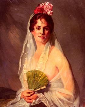 伊格納西奧 硃洛阿加 y 薩瓦萊塔 A Lady With A Fan 伊格納西奧 硃洛阿加 y 薩瓦萊塔 A Lady With A Fan